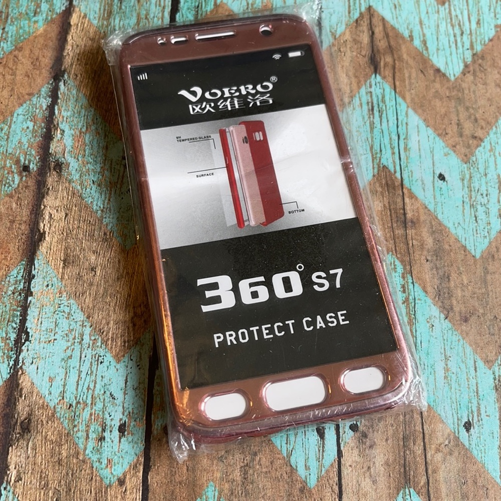 Galaxy S7 Phone Case Rose Gold